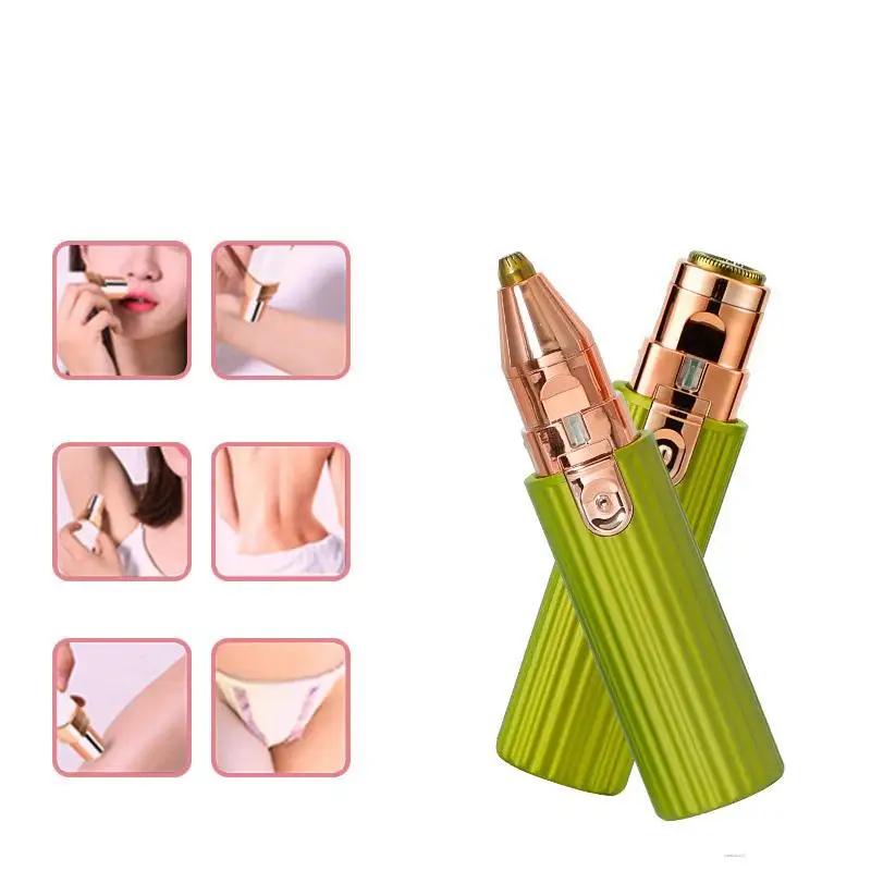 2 In 1 Electric Eyebrow Trimmer Lipstick Type Rechargeable Portable Dual Cutter Head Makeup Facial Bikini Underarm Body Epilator
2 In 1 Electric Eyebrow Trimmer Lipstick Type Rechargeable Portable Dual Cutter Head Makeup Facial Bikini Underarm Body Epilator