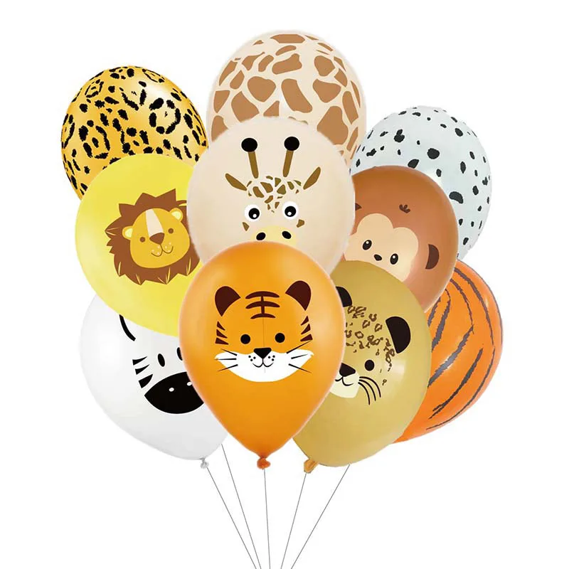 10pc 12inch Animal Latex Balloons Safari Jungle Theme Birthday Party Decor Kids Birthday Gift Helium Globos Baby Shower Supplies
10pc 12inch Animal Latex Balloons Safari Jungle Theme Birthday Party Decor Kids Birthday Gift Helium Globos Baby Shower Supplies