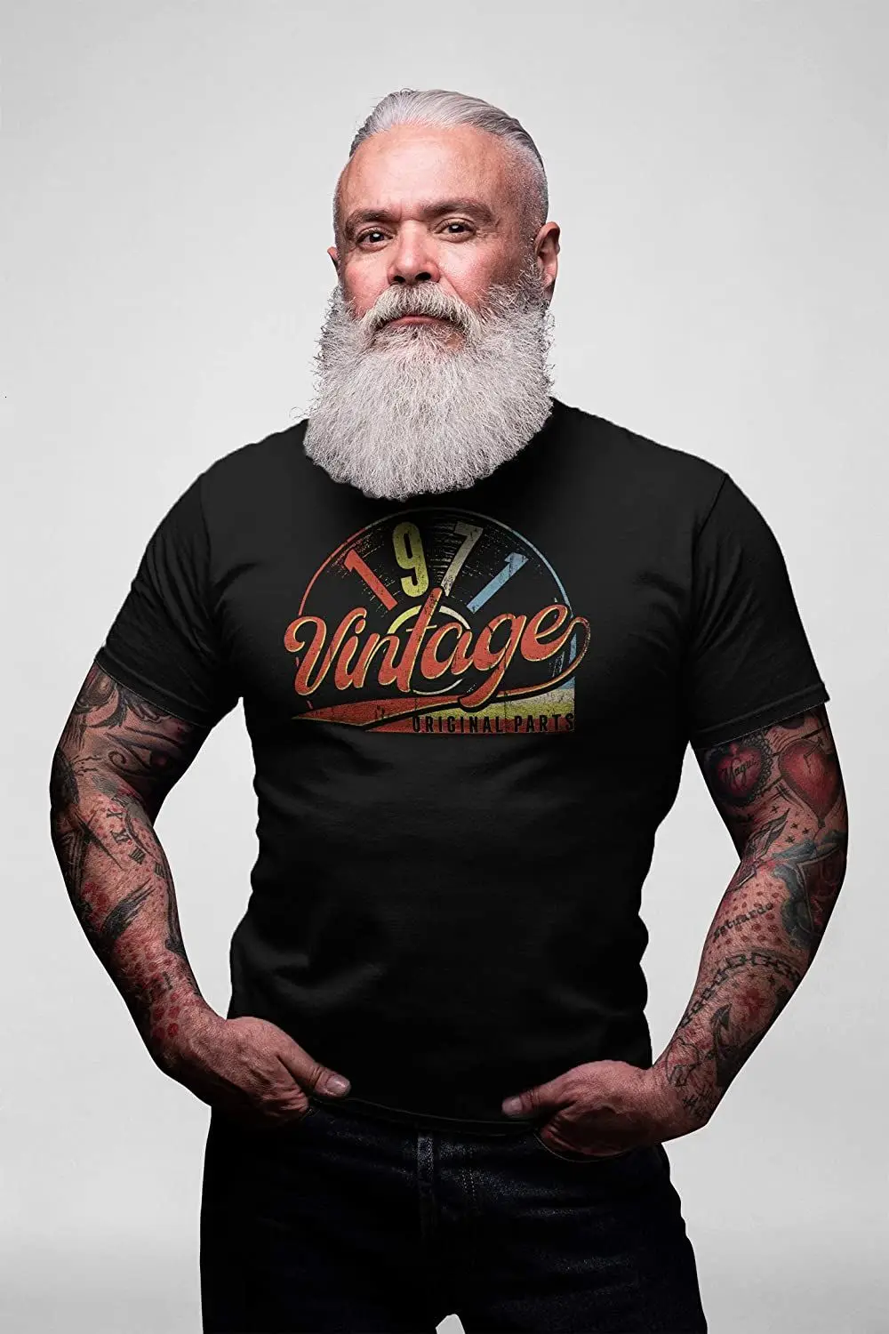Fashion Cool Men T shirt 50th Birthday Gift Shirt - Vintage 1971 Original Parts - Retro Birthday Gift for Men Women Funny print
Fashion Cool Men T shirt 50th Birthday Gift Shirt - Vintage 1971 Original Parts - Retro Birthday Gift for Men Women Funny print