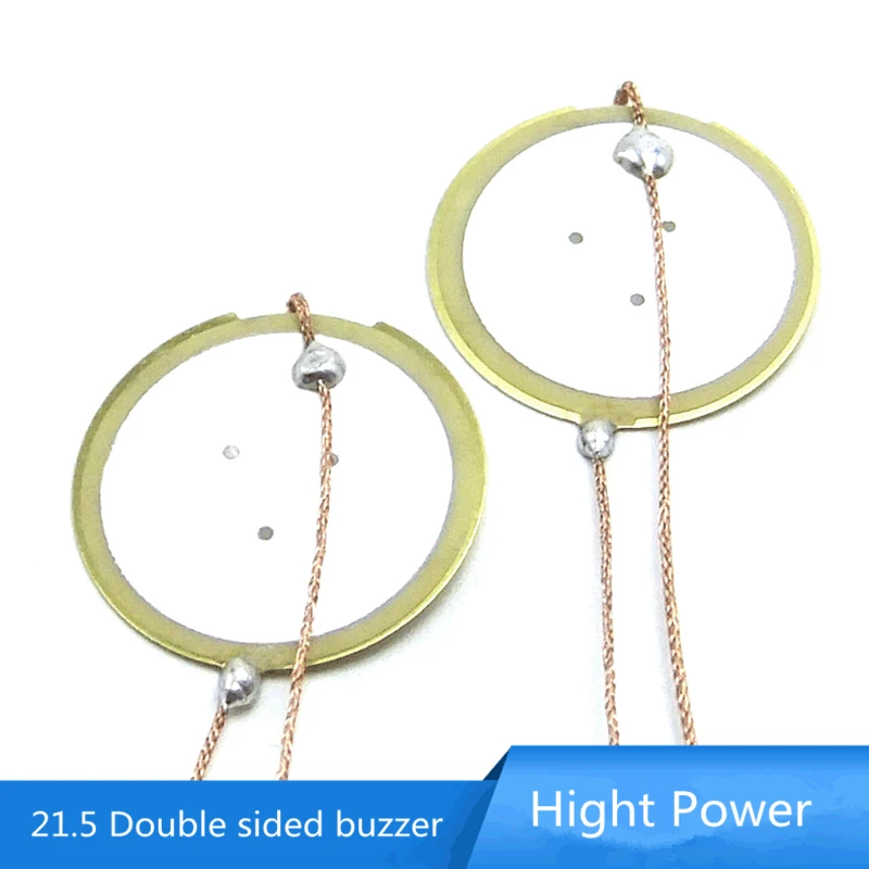 200pcs 21.5MM TL MM piezoelectric ceramic double-sided buzzer ultrasonic horn alarm bellows Piezo Ceramic High Power
200pcs 21.5MM TL MM piezoelectric ceramic double-sided buzzer ultrasonic horn alarm bellows Piezo Ceramic High Power