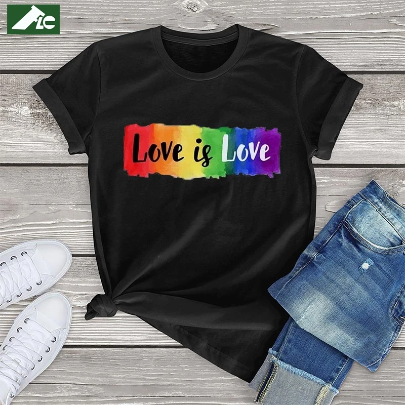 FLC 100% cotton kawaii T shirt Women Love is love Unisex Female T Shirt 90s cute Girl Clothes Harajuku plus size tee Tops xxxl
FLC 100% cotton kawaii T shirt Women Love is love Unisex Female T Shirt 90s cute Girl Clothes Harajuku plus size tee Tops xxxl