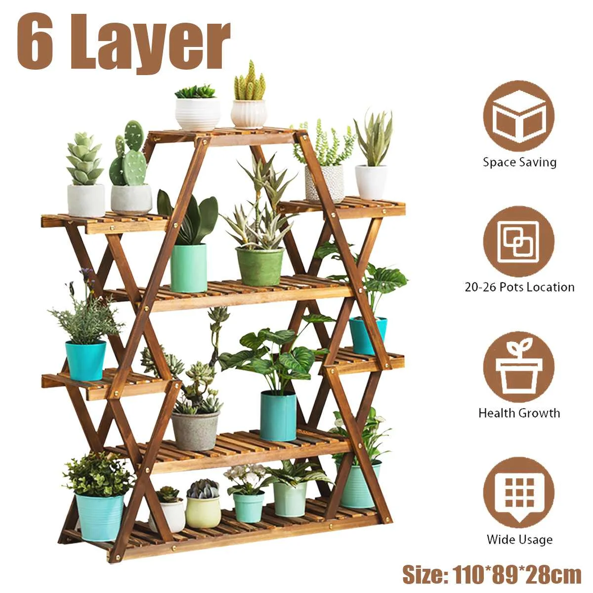 Multi-tiers Flower Plant Holder Stand Rack Wooden Plant Stand Balcony Garden Flower Plant stand Bonsai Display Shelf for flowers
Multi-tiers Flower Plant Holder Stand Rack Wooden Plant Stand Balcony Garden Flower Plant stand Bonsai Display Shelf for flowers