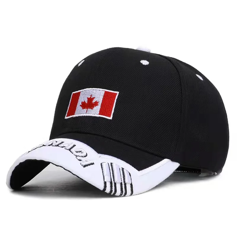 

Dropshipping Canada Maple Leaf Embroidery Baseball Cap Snapback Caps Casquette Hats Fitted Casual Gorras Dad Hats For Men Women