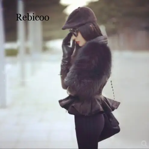 Winter Temperament Women Jacket Coat Leather Sheepskin Coat Han Edition Fox Fur Collar Large size Leather Clothes Coat
Winter Temperament Women Jacket Coat Leather Sheepskin Coat Han Edition Fox Fur Collar Large size Leather Clothes Coat
