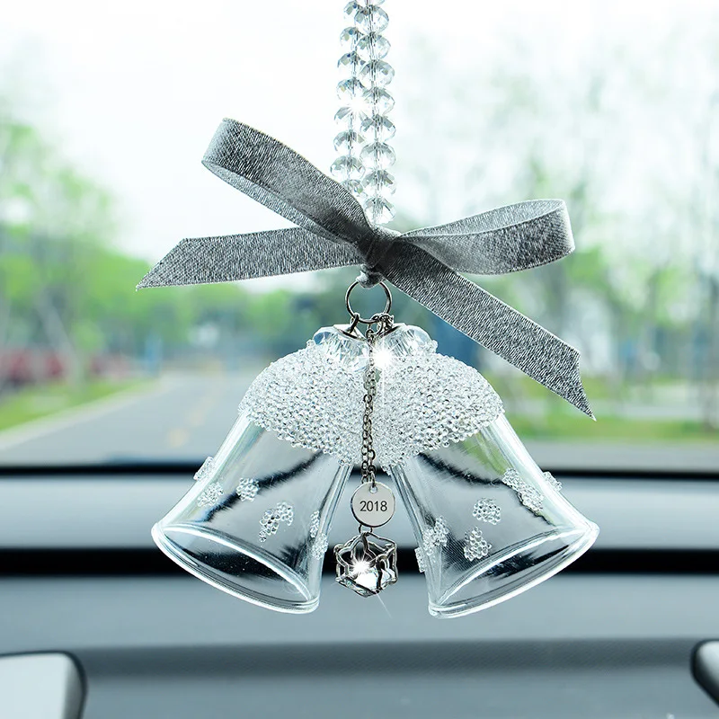 2019 New Glass Christmas Bell Pattern Wind Chime Japanese Home Garden Hanging Decor DIY Gift | Дом и сад