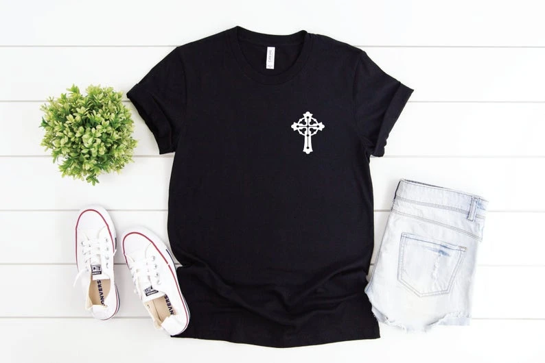 Cross Tshirt Shirt Christianity Christian Catholic Religion Jesus God Lord Spirituality Spirit Love Grace Pray Christ Gift- K640
Cross Tshirt Shirt Christianity Christian Catholic Religion Jesus God Lord Spirituality Spirit Love Grace Pray Christ Gift- K640