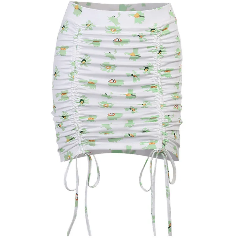 Women Fashion Flower Print High Waist Bodycon Slim Stylish Drawstring Ruched Mini Skirt for Party Shopping Daily Wear
Women Fashion Flower Print High Waist Bodycon Slim Stylish Drawstring Ruched Mini Skirt for Party Shopping Daily Wear