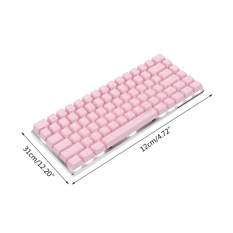 USB Проводная игровая механическая клавиатура, 82 клавиши, белая подсветка, мульти-переключатель для настольного ноутбука, Windows XP/Win7/8 (розовый)
USB Проводная игровая механическая клавиатура, 82 клавиши, белая подсветка, мульти-переключатель для настольного ноутбука, Windows XP/Win7/8 (розовый)