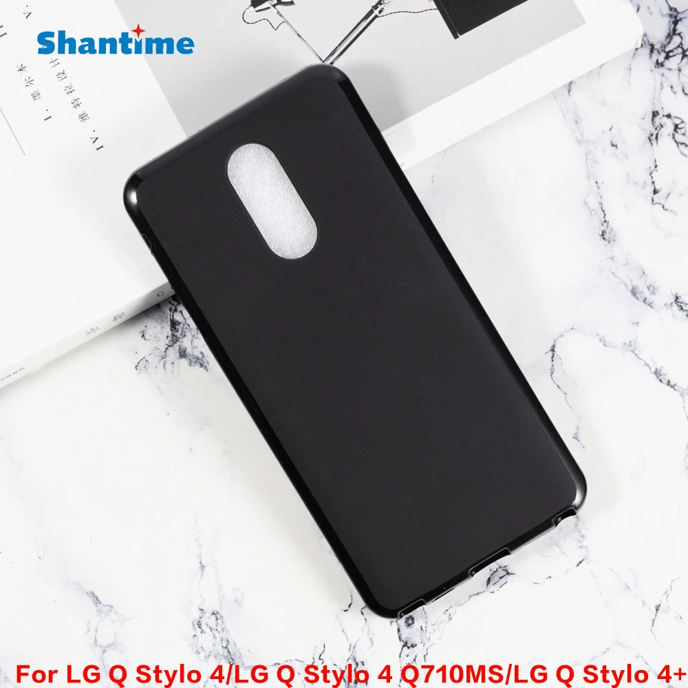 Силиконовый защитный чехол для LG Q Stylo 4 гелевый пудинг задняя крышка Q710MS + мягкий