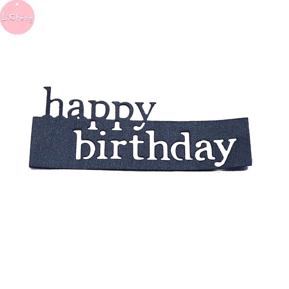 Happy Birthday Word Dies Scrapbooking Card Making Embossing Folder Mold Craft Stencil Stamps and Dies Cutting Template
Happy Birthday Word Dies Scrapbooking Card Making Embossing Folder Mold Craft Stencil Stamps and Dies Cutting Template