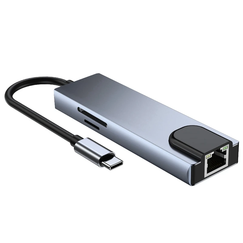 USB-концентратор 6 в 1, HDMI 4K USB C хаб для Gigabit Ethernet Rj49 Lan адаптер для зарядного устройства Mac Book Pro Thunderbolt 3 USB-C
USB-концентратор 6 в 1, HDMI 4K USB C хаб для Gigabit Ethernet Rj49 Lan адаптер для зарядного устройства Mac Book Pro Thunderbolt 3 USB-C