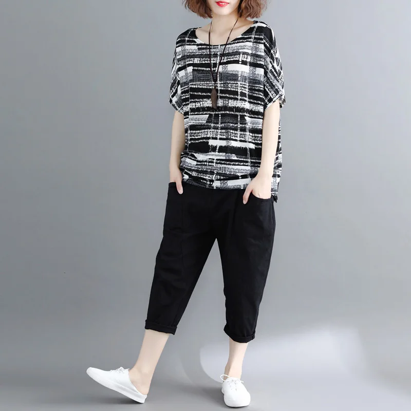 Oversized Loose Cotton Women T-Shirts 2021 Summer New Short-Sleeved Loose Printed Casual All Match Female Tops Tees
Oversized Loose Cotton Women T-Shirts 2021 Summer New Short-Sleeved Loose Printed Casual All Match Female Tops Tees