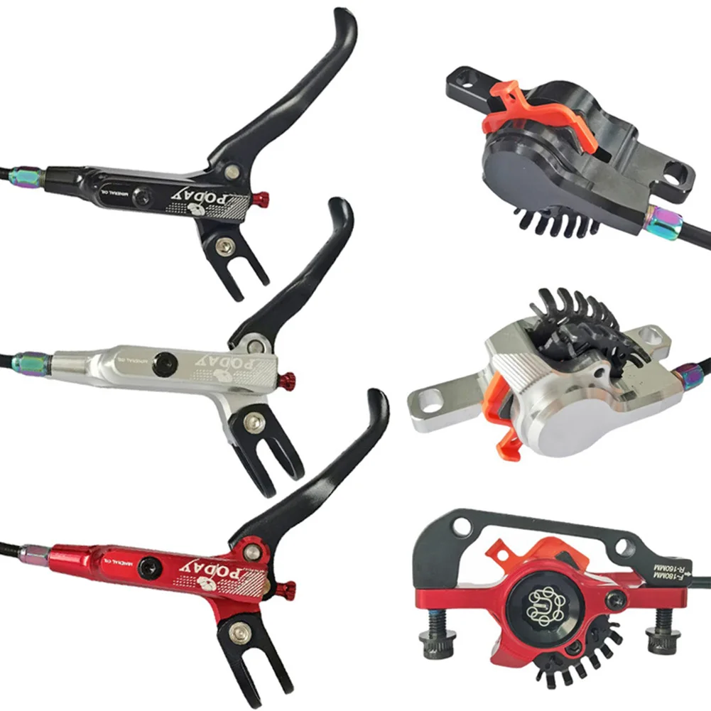 MTB Hydraulic Disc Brake Calipers 160mm Brake Disc Rotor Front Right / Left Rear 800/ 1450mm Oil Pressure Disc Brake Set
MTB Hydraulic Disc Brake Calipers 160mm Brake Disc Rotor Front Right / Left Rear 800/ 1450mm Oil Pressure Disc Brake Set