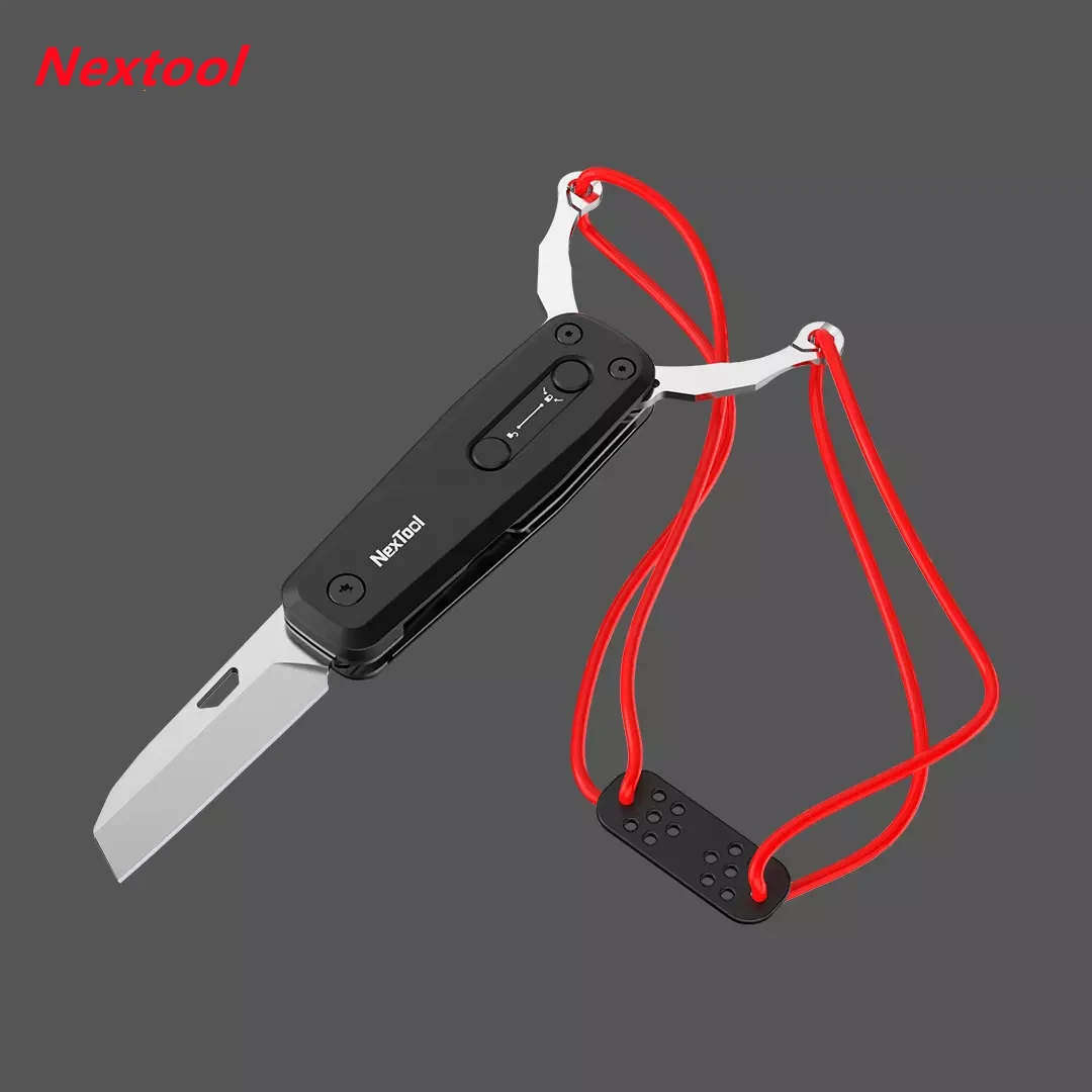 Nextool Outdoor Multifunctional Slingshot Black Combination of Knife and Bow Selected Rubber Metal Portable Pottery Shelf
Nextool Outdoor Multifunctional Slingshot Black Combination of Knife and Bow Selected Rubber Metal Portable Pottery Shelf