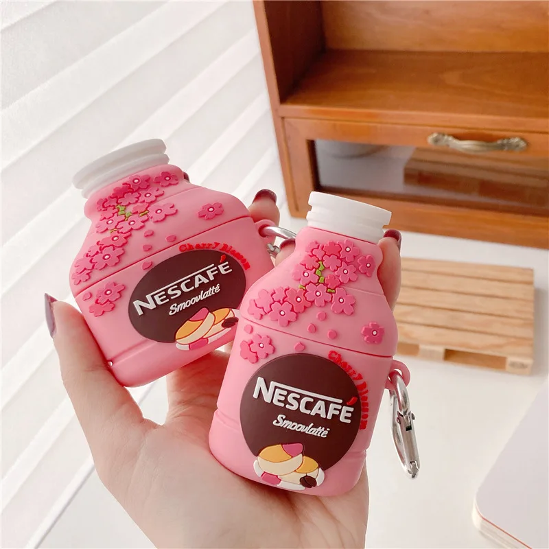Pink Flower Coffee Bottle Soft Silicone Case For Airpods 1 2 Pro Protective Cover For Airpods Case Funda
Pink Flower Coffee Bottle Soft Silicone Case For Airpods 1 2 Pro Protective Cover For Airpods Case Funda