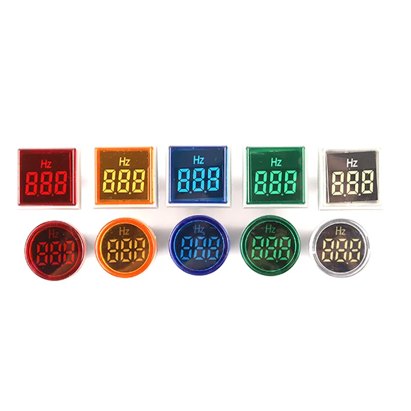 22mm Square Round Measuring Range Digital Display Electricity Hertz meter Frequency Meter Indicator Signal Light Tester 0-99 Hz
22mm Square Round Measuring Range Digital Display Electricity Hertz meter Frequency Meter Indicator Signal Light Tester 0-99 Hz