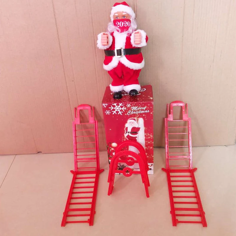 Electric Climbing Ladder Santa Claus Christmas Climbing Santa Plush Doll Toy Hanging Ornament Tree Indoor Outdoor BJStor
Electric Climbing Ladder Santa Claus Christmas Climbing Santa Plush Doll Toy Hanging Ornament Tree Indoor Outdoor BJStor