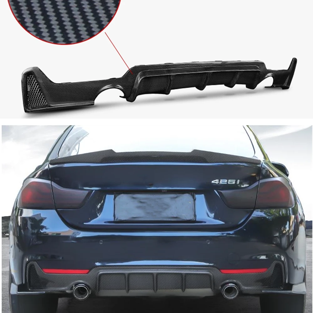 Диффузор для заднего бампера BMW F32 F33 435i M Tech, бобышка из АБС-пластика и углеродного волокна
Диффузор для заднего бампера BMW F32 F33 435i M Tech, бобышка из АБС-пластика и углеродного волокна
