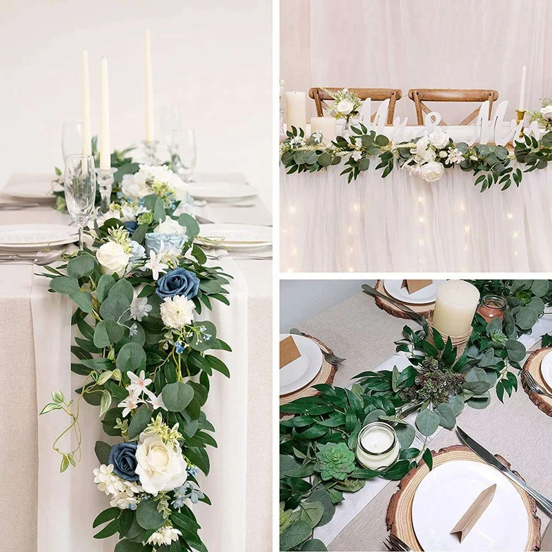4 Packs 6.5 Feet Artificial Silver Dollar Eucalyptus Garland with Willow Vines Twigs Leaves, Greenery Garland
4 Packs 6.5 Feet Artificial Silver Dollar Eucalyptus Garland with Willow Vines Twigs Leaves, Greenery Garland