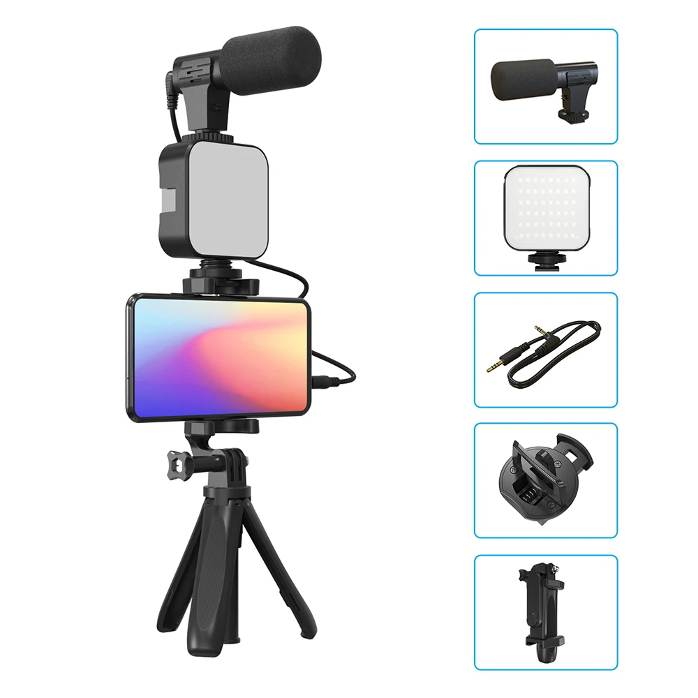 Seafrogs Vlogging Kit Conference Video Light Studio Photography Suit with Microphone Fill Light Tripod for Video Recording
Seafrogs Vlogging Kit Conference Video Light Studio Photography Suit with Microphone Fill Light Tripod for Video Recording