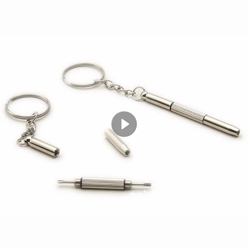 3 In 1 Eyeglass Screwdriver Repair Kit Mini Portable Sunglasses Watch Two Ended Repair Screwdriver With KeyChain Hand Tool Sets
3 In 1 Eyeglass Screwdriver Repair Kit Mini Portable Sunglasses Watch Two Ended Repair Screwdriver With KeyChain Hand Tool Sets