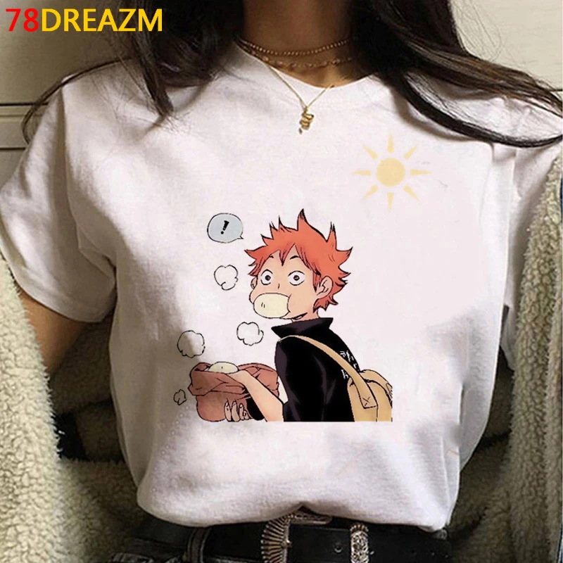 ОЯ Haikyuu футболка Для мужчин Kawaii японский волейбол аниме принтовые тройники