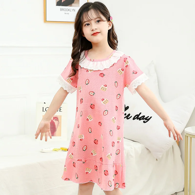 Teenager Girls Night Dress Rainbow Kids Pajamas Nightgowns Big Girl Children Sleeping Dress Sleepwear Summer Breathable Clothing
Teenager Girls Night Dress Rainbow Kids Pajamas Nightgowns Big Girl Children Sleeping Dress Sleepwear Summer Breathable Clothing