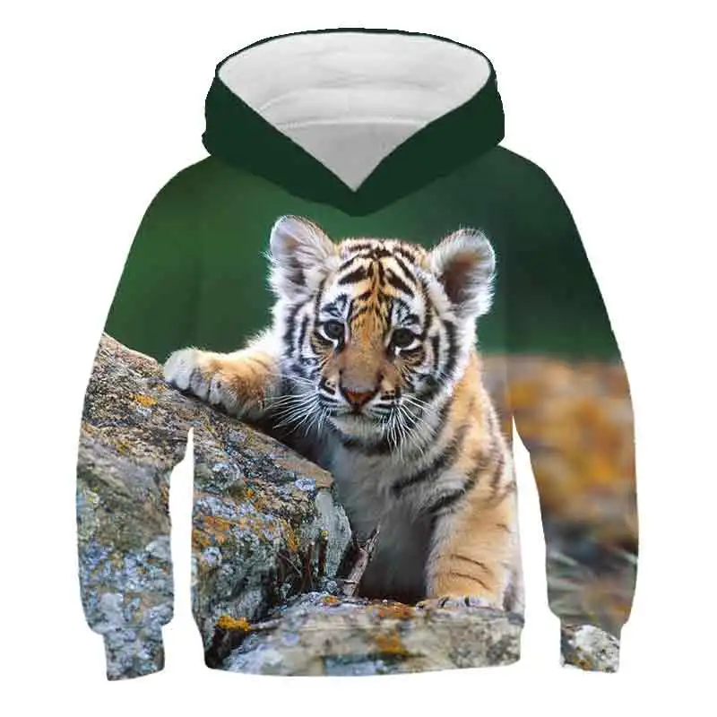Fashion 3D Tiger Animal Hoodies Kids clothing 4 7 9 11-14Years Babys Sports Wear Children Long Sleeve Tee Tops 2021 Hot Sale New
Fashion 3D Tiger Animal Hoodies Kids clothing 4 7 9 11-14Years Babys Sports Wear Children Long Sleeve Tee Tops 2021 Hot Sale New