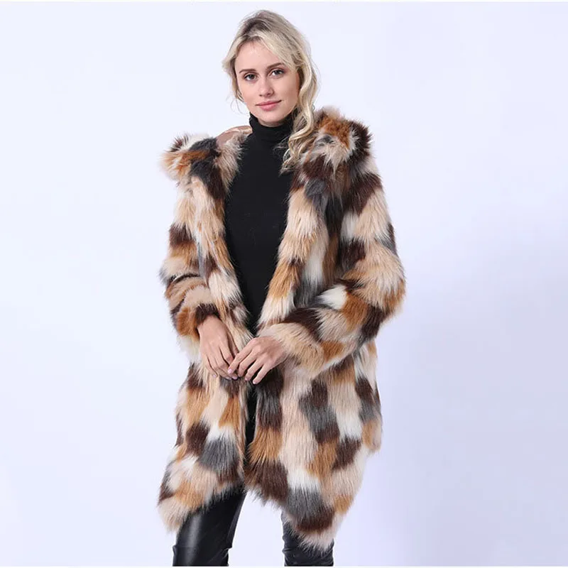 Женское зимнее длинное пальто с капюшоном размеры XA1ZB | Женская одежда
