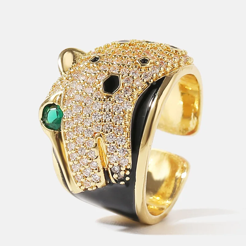 Simple copper inlaid zirconium bear open ring ins creative trend real gold electroplated oil drop ring
Simple copper inlaid zirconium bear open ring ins creative trend real gold electroplated oil drop ring