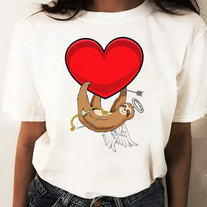 Fashion Tee T-Shirt Summer Women'S Tshirts 90S Ladies Sloths Angel Anime Clothes For Women Cartoon Print White Shirt Female Tee
Fashion Tee T-Shirt Summer Women'S Tshirts 90S Ladies Sloths Angel Anime Clothes For Women Cartoon Print White Shirt Female Tee