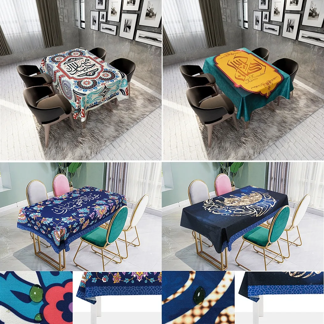 140x180cm/55.12"x70.87" Eid Mubarak Ramadan MuslimWaterproof Dining Table Cloth Table Cover Home Decor
140x180cm/55.12"x70.87" Eid Mubarak Ramadan MuslimWaterproof Dining Table Cloth Table Cover Home Decor