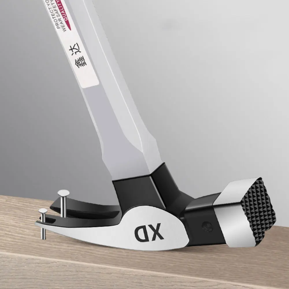 1PC Household Integrated Claw Hammer Anti-skid Magnetic Suction Home Nail Hammer 
1PC Household Integrated Claw Hammer Anti-skid Magnetic Suction Home Nail Hammer