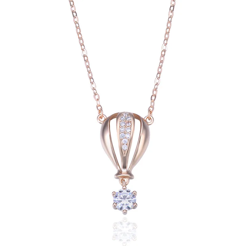 Hemiston 925 Sterling Silver Hot Air Balloon Pendant Women Necklace, Bijoux Female Jewelry Party Gift TS
Hemiston 925 Sterling Silver Hot Air Balloon Pendant Women Necklace, Bijoux Female Jewelry Party Gift TS