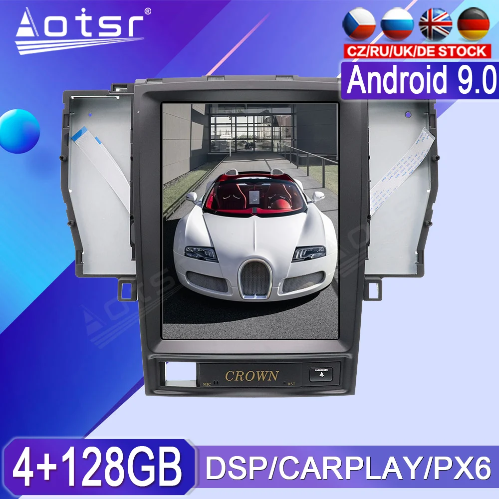 Магнитола на Android, автомобильный мультимедийный стерео-проигрыватель для Toyota Crown 12 2005-2008 Tesla GPS Navi PX6, головное устройство
Магнитола на Android, автомобильный мультимедийный стерео-проигрыватель для Toyota Crown 12 2005-2008 Tesla GPS Navi PX6, головное устройство