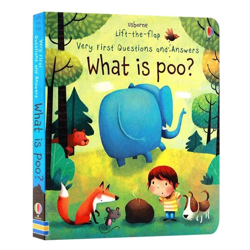 3D Page Flipping Picture Book For Children And Baby Questions And Answers: "What Is Poop" English Learning To Read Story Books
3D Page Flipping Picture Book For Children And Baby Questions And Answers: "What Is Poop" English Learning To Read Story Books