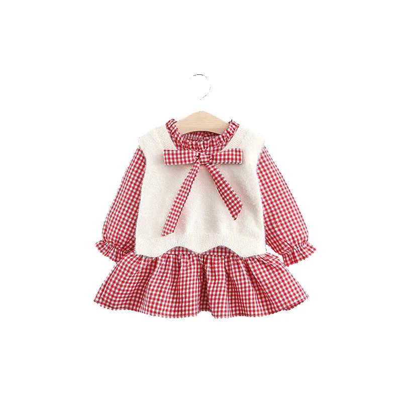 2 Piece Baby Set Skirt Plaid Long Sleeve Spring Dress Clothes Girl Birthday Princess Skirt Costume Set
2 Piece Baby Set Skirt Plaid Long Sleeve Spring Dress Clothes Girl Birthday Princess Skirt Costume Set