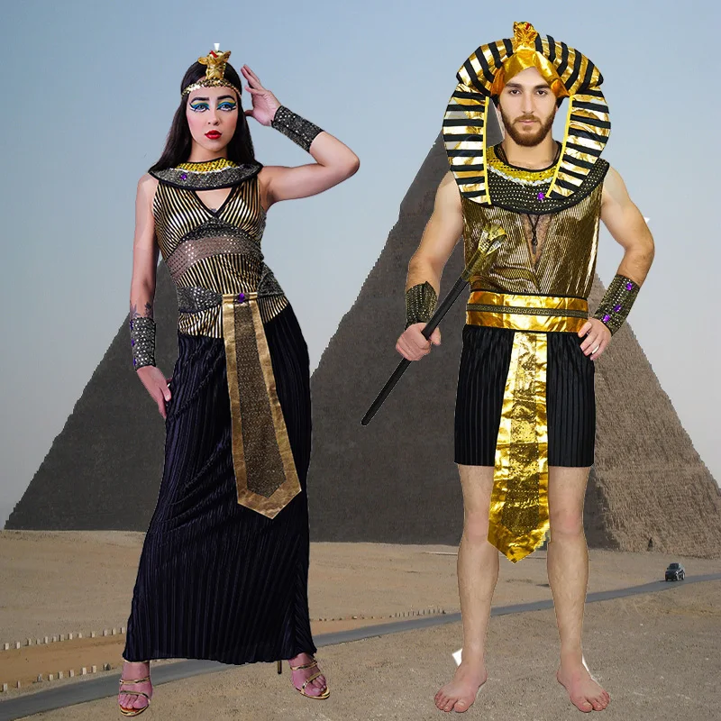 Egyptian Queen Costume Adult Couple Halloween Costumes Cosplay Party Dress Egyptian Pharaoh King Couples Outfits Puirm Party
Egyptian Queen Costume Adult Couple Halloween Costumes Cosplay Party Dress Egyptian Pharaoh King Couples Outfits Puirm Party