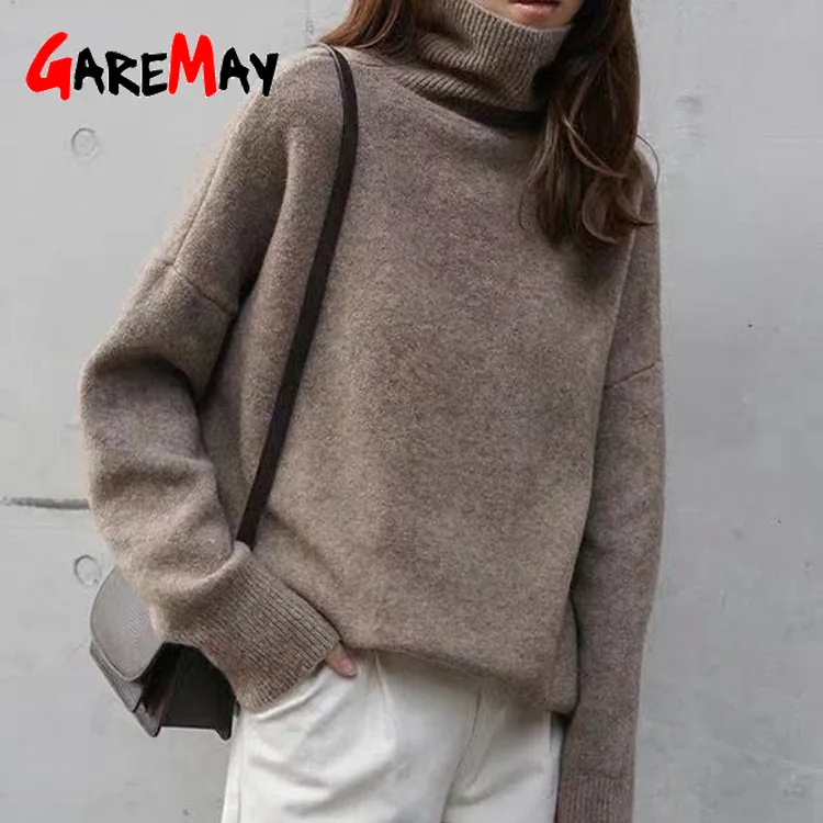 2021 Autumn Winter Turtleneck Ladies Sweaters for Women Fashion Korean Fashion Loose Knitwear Long Sleeve Casual Women's Sweater
2021 Autumn Winter Turtleneck Ladies Sweaters for Women Fashion Korean Fashion Loose Knitwear Long Sleeve Casual Women's Sweater