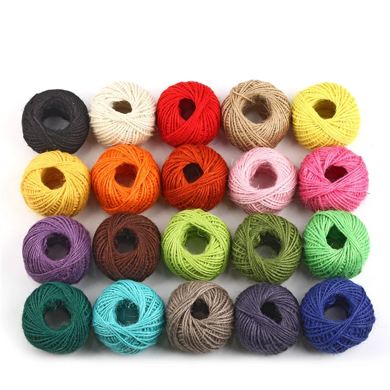 20Rolls 100m Linen Roll Natural Jute Twine Cord Hemp Rope Gift Packing Strings Event Party Supplies wedding home DIY Decor Craft
20Rolls 100m Linen Roll Natural Jute Twine Cord Hemp Rope Gift Packing Strings Event Party Supplies wedding home DIY Decor Craft