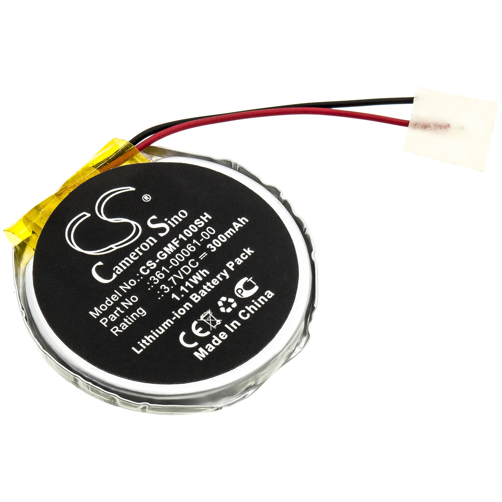 CS 300mAh / 1.11Wh battery for Garmin Fenix 1, Fenix 2, PD3555w 361-00061-00
CS 300mAh / 1.11Wh battery for Garmin Fenix 1, Fenix 2, PD3555w 361-00061-00