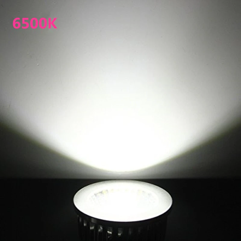 

led spotlight bulb GU10 MR16 6W cob lamp 12v 110v 220v 230v 240v cool white 6500k nature white 4000k warm white 3000k spot light