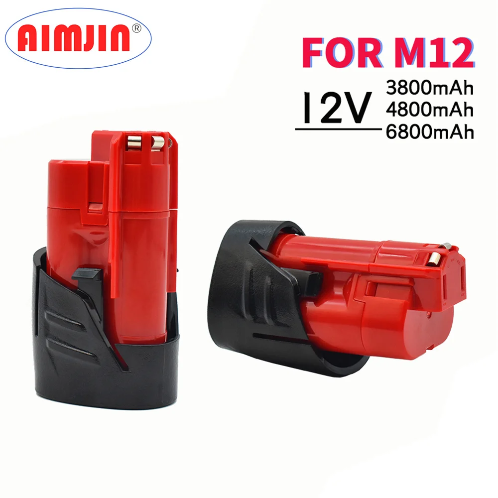 12 В аккумуляторы Milwaukee Tools 3800/4800/6800 мАч, литиевая батарея для Milwaukee M12 Series tools, замена, бесплатная доставка
12 В аккумуляторы Milwaukee Tools 3800/4800/6800 мАч, литиевая батарея для Milwaukee M12 Series tools, замена, бесплатная доставка