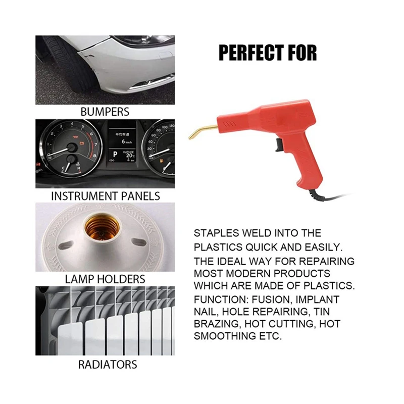Plastic Welder Garage Tools Hot Staplers Machine Staple Pvc Plastic Repairing Machine Bumper Repair Hot Stapler Us Plug
Plastic Welder Garage Tools Hot Staplers Machine Staple Pvc Plastic Repairing Machine Bumper Repair Hot Stapler Us Plug