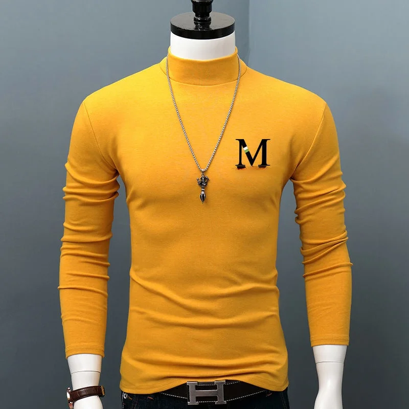 British Style High-end Cotton Turtleneck Men's Long-sleeved Slim Stretch Bottom T-shirt Men Plus Size 4XL,5XL,6XL
British Style High-end Cotton Turtleneck Men's Long-sleeved Slim Stretch Bottom T-shirt Men Plus Size 4XL,5XL,6XL
