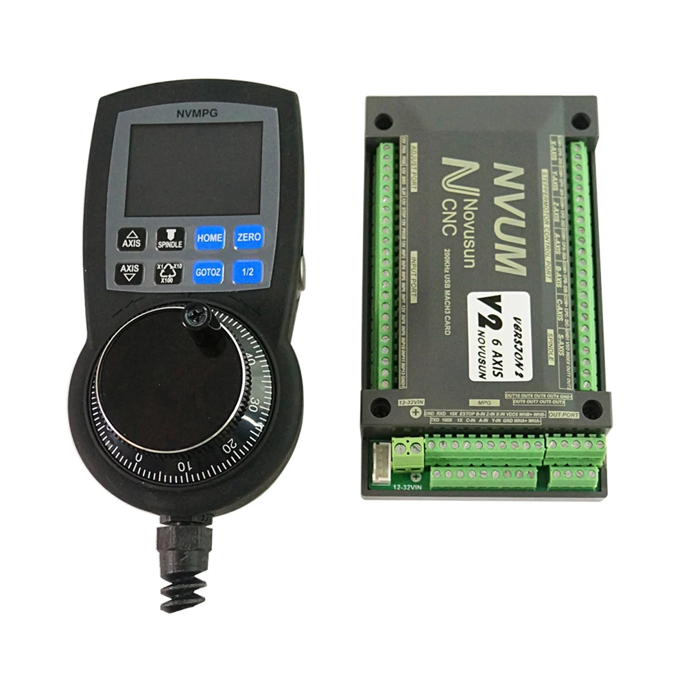 LY High Quality 6axis USB Mach3 Control Card manual pulse hand wheel for CNC milling Machine
LY High Quality 6axis USB Mach3 Control Card manual pulse hand wheel for CNC milling Machine