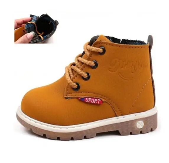 2022 Children Casual Shoes Autumn Winter Martin Boots Boys Shoes Fashion Leather Soft Antislip Girls 21-30 Sport Running Shoes
2022 Children Casual Shoes Autumn Winter Martin Boots Boys Shoes Fashion Leather Soft Antislip Girls 21-30 Sport Running Shoes