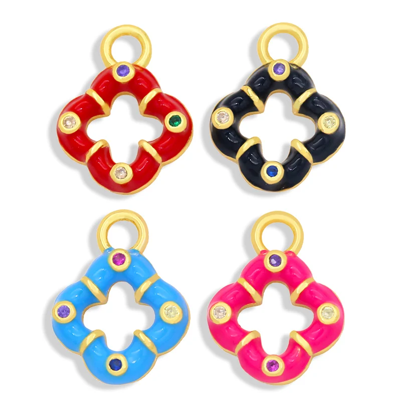 OCESRIO DIY Handmade Small Cute Enamel Flower Charms for Necklaces Copper Gold Plated Zirconia Jewelry Making Supplies chma093
OCESRIO DIY Handmade Small Cute Enamel Flower Charms for Necklaces Copper Gold Plated Zirconia Jewelry Making Supplies chma093
