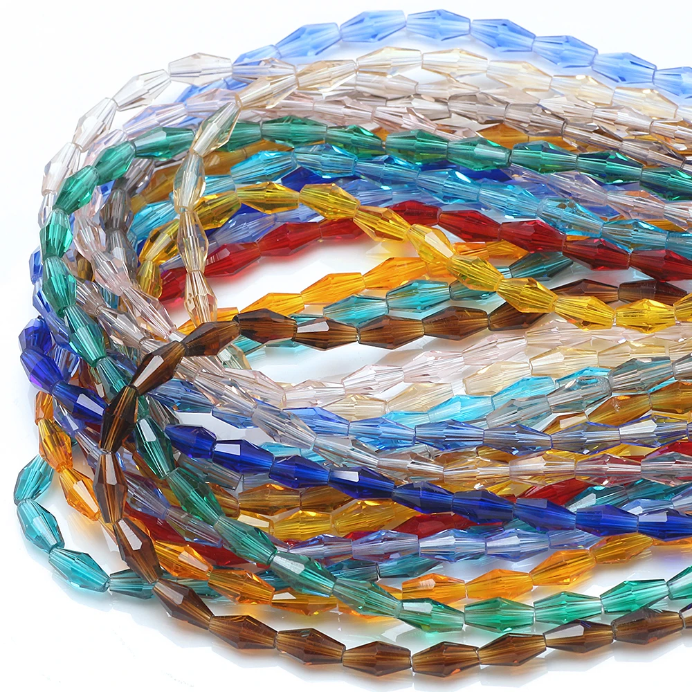 Crystal Beads 3x6mm 4x8mm 6x12mm Long Bicone Faceted Glass Loose Beaded Craft Material DIY Making Costume Jewelery Accessories
Crystal Beads 3x6mm 4x8mm 6x12mm Long Bicone Faceted Glass Loose Beaded Craft Material DIY Making Costume Jewelery Accessories