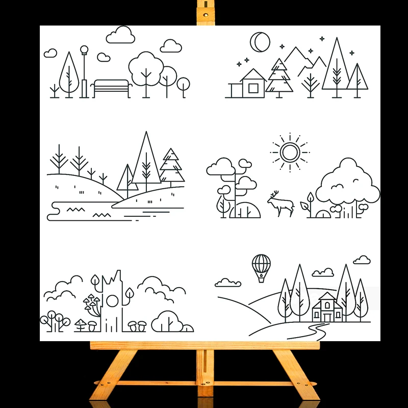 ZhuoAng Beautiful scenery Clear Stamps/Card Making Holiday decorations For scrapbooking Transparent stamps 13*13cm
ZhuoAng Beautiful scenery Clear Stamps/Card Making Holiday decorations For scrapbooking Transparent stamps 13*13cm